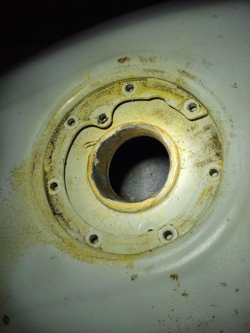 カワサキ kawasaki バリオスII タンク レストア 白タンク バリウス