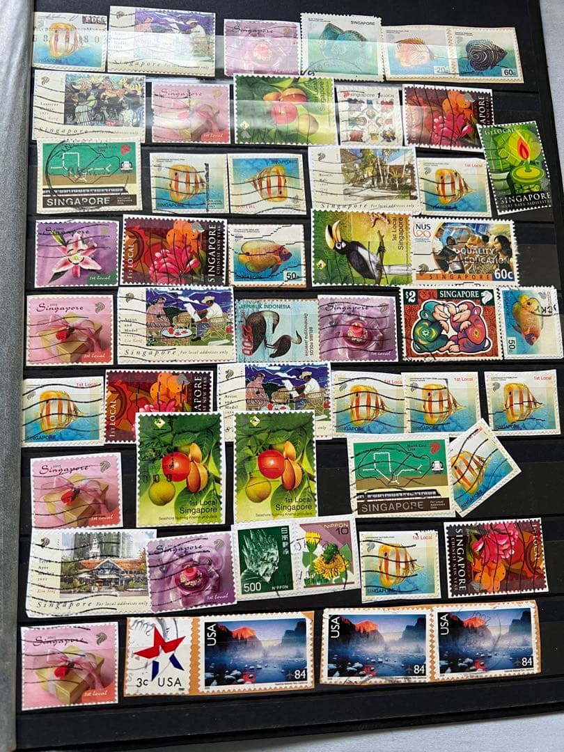 シンガポール 使用済切手 コレクション まとめ