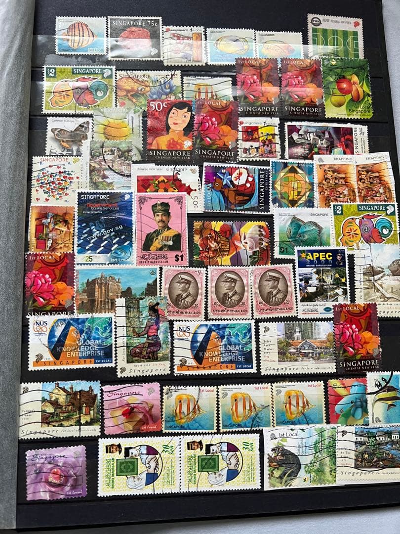 シンガポール 使用済切手 コレクション まとめ