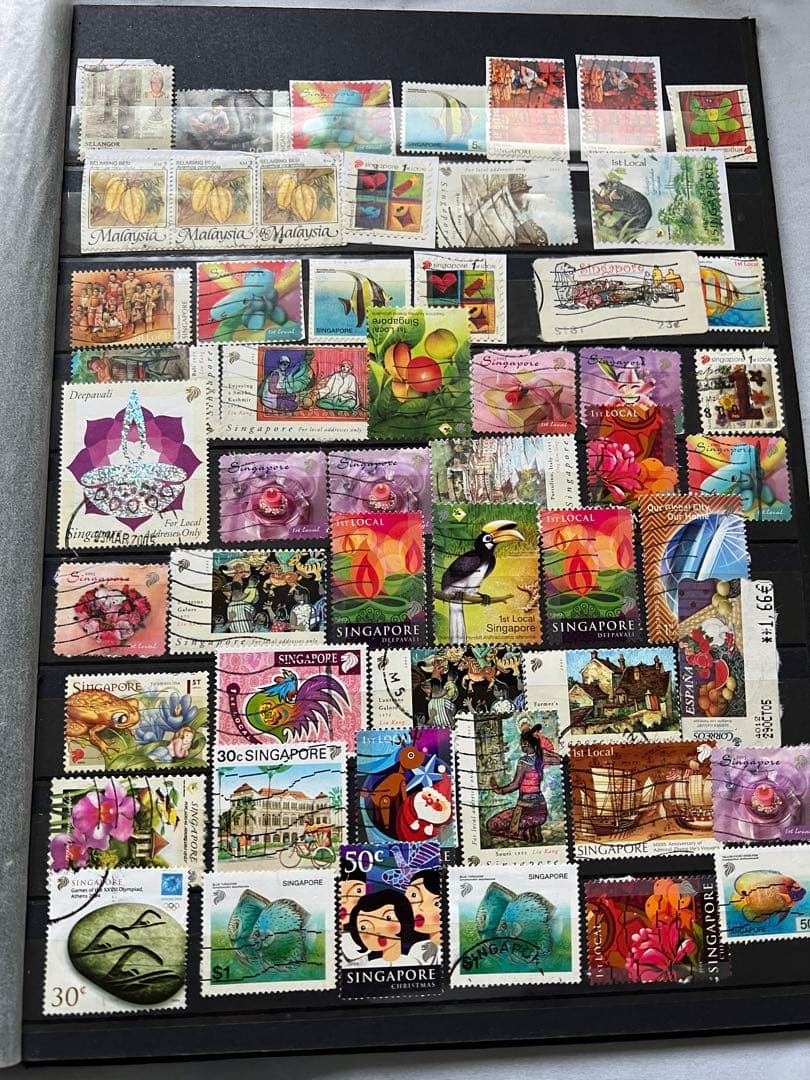 シンガポール 使用済切手 コレクション まとめ