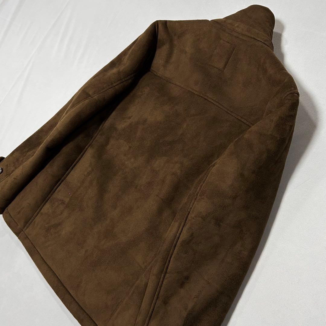 00s ベロア フェイクムートン ボアジャケット シングルライダース お兄系