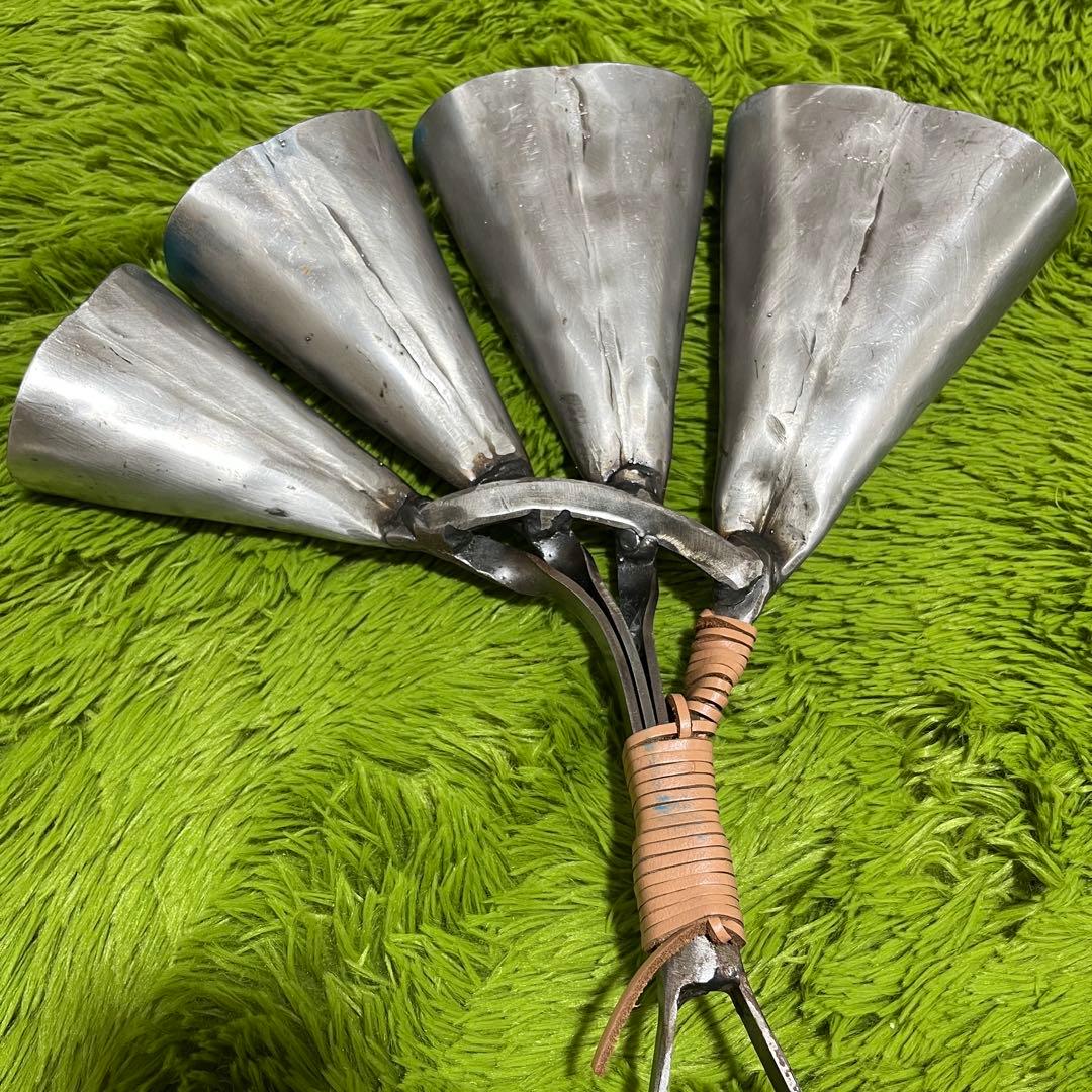 【タイムセール】アゴゴ　4連　Kalango ブラジルパーカッション　サンバ楽器