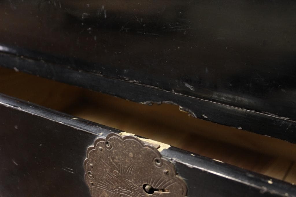 古い時代箪笥 丸金具/和風/古家具/陳列台/和家具/和骨董/店舗什器/ローボード