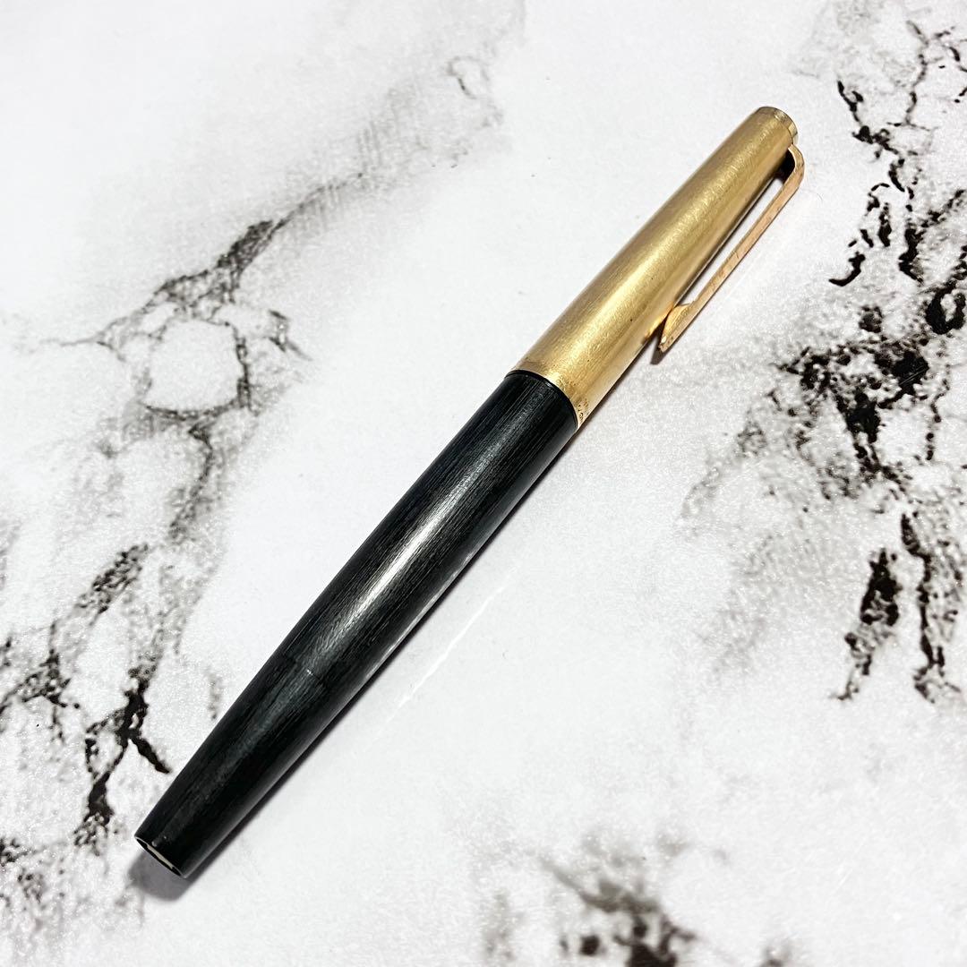モンブラン 万年筆 224 ペン先 585 14K ブラック ホワイトスター