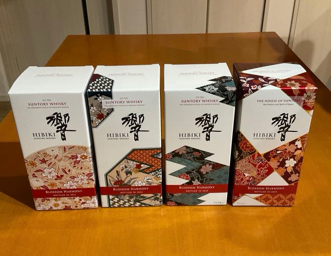 響　ブロッサムハーモニー2021・2022・2023・2024 4本セット