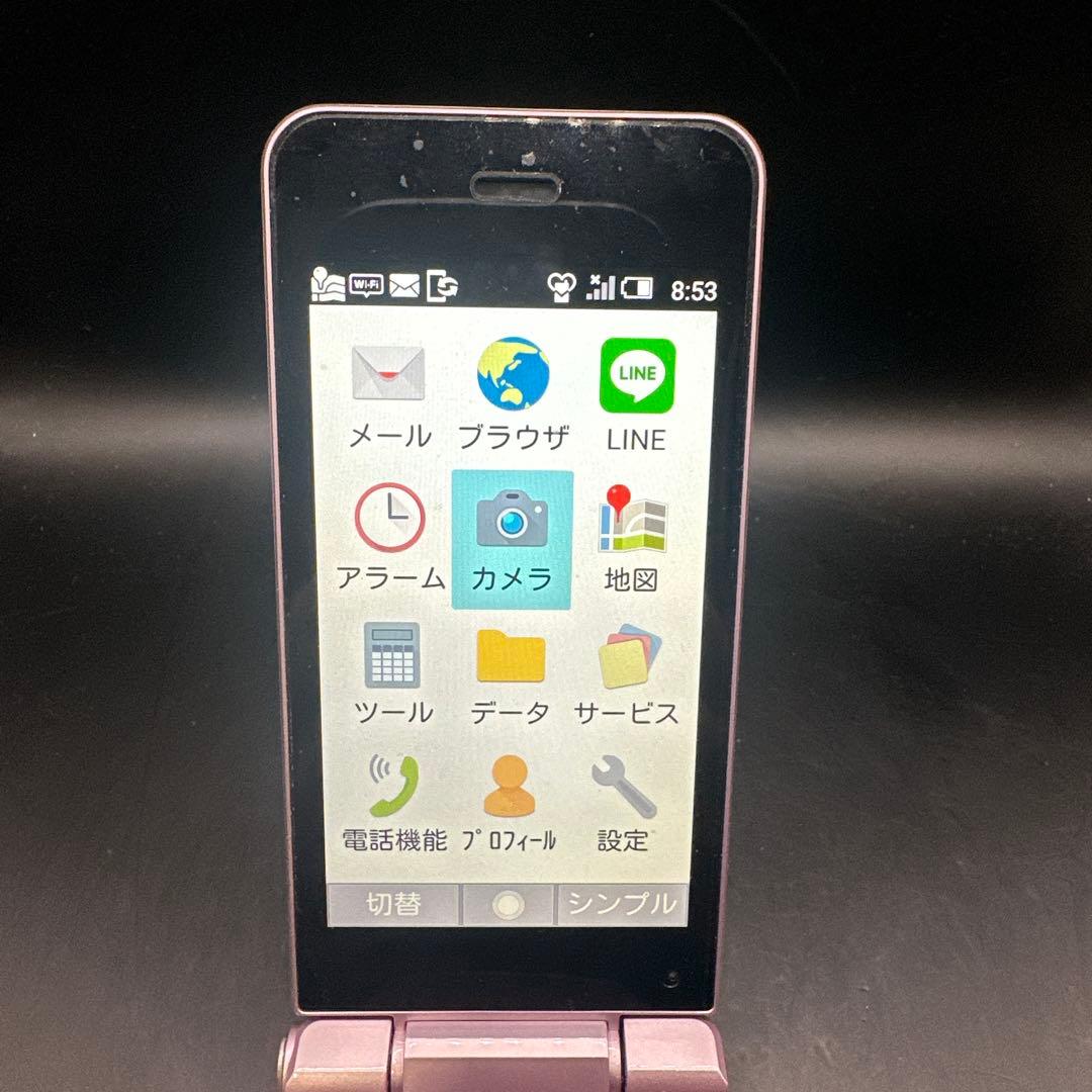 H10 AQUOS 携帯電話 本体 NP602SH ピンク