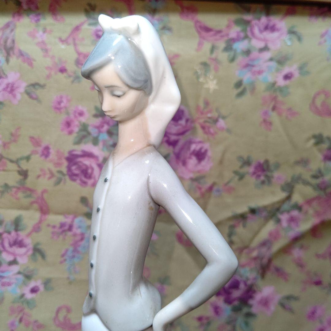 アンティーク雑貨 LLADRO Girl With Two Geese 28cm