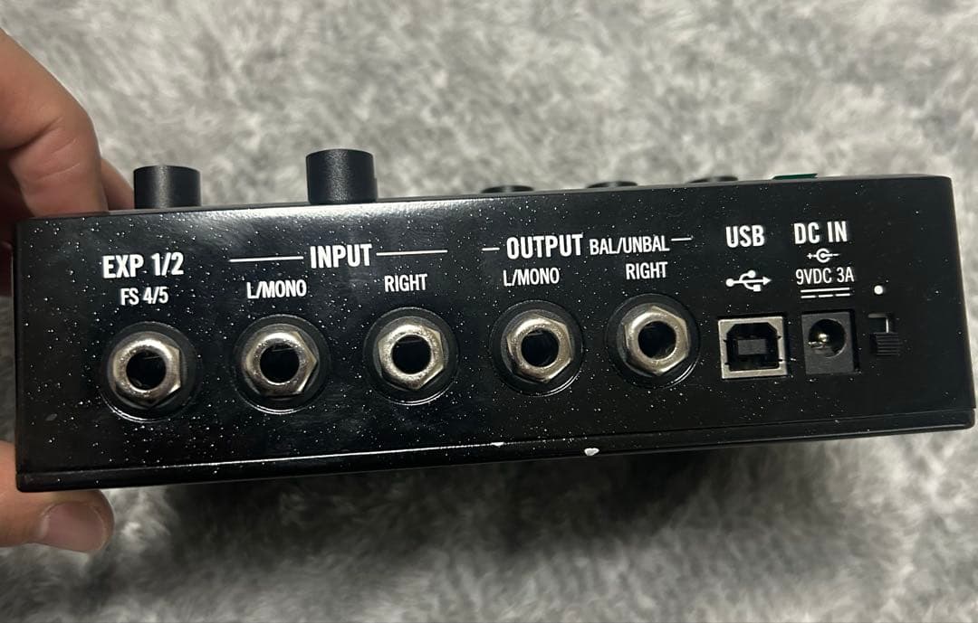 HX stomp + オヤイデDC-3398+拡張スイッチ