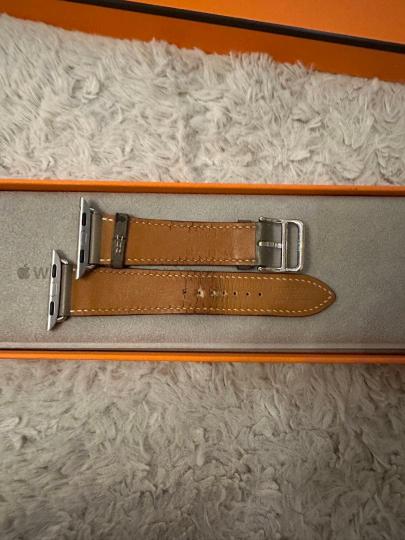 Apple Watch エルメス　エトゥープ　アップル　HERMES
