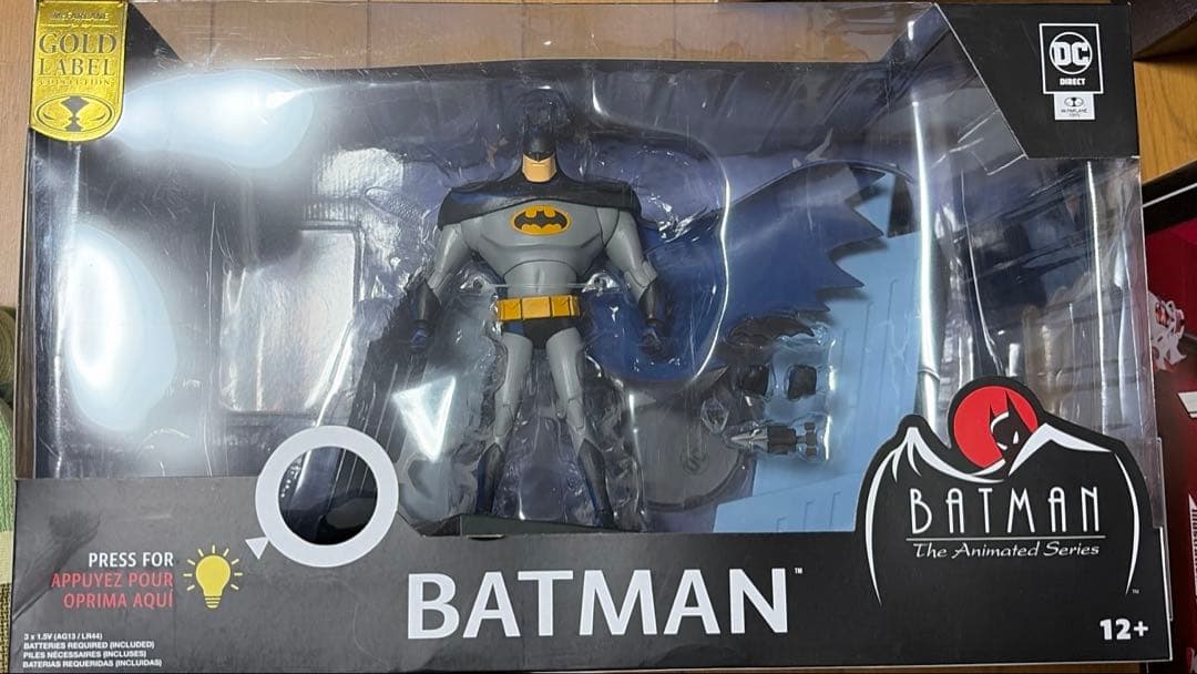 バットマン アニメイテッド　7インチ・アクションフィギュア (30周年記念版)