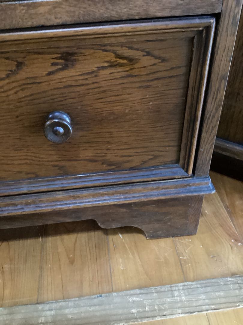 イギリスアンティーク　ライティングビューロー　デスク　キャビネット