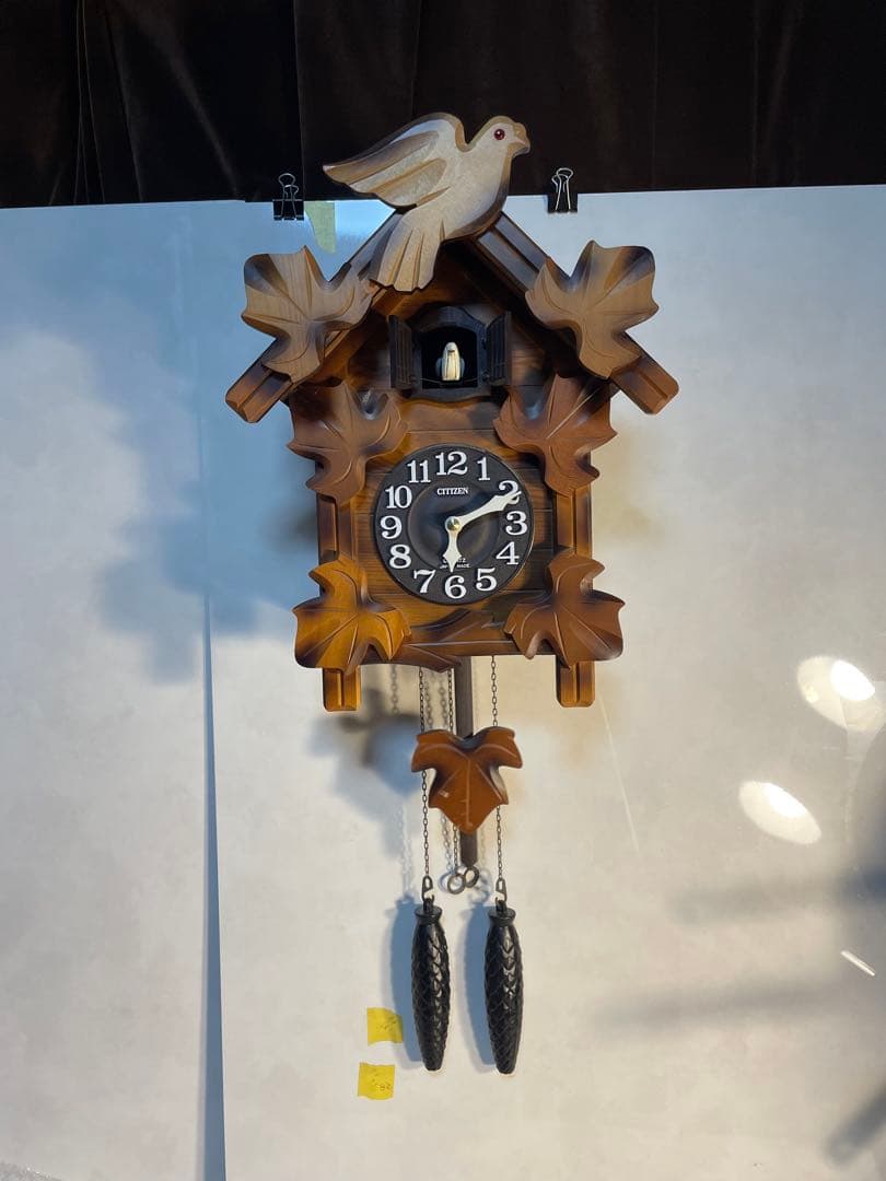 CITIZEN 鳩時計 4MJ234-B 昭和レトロ 高級クォーツ 壁掛け時計