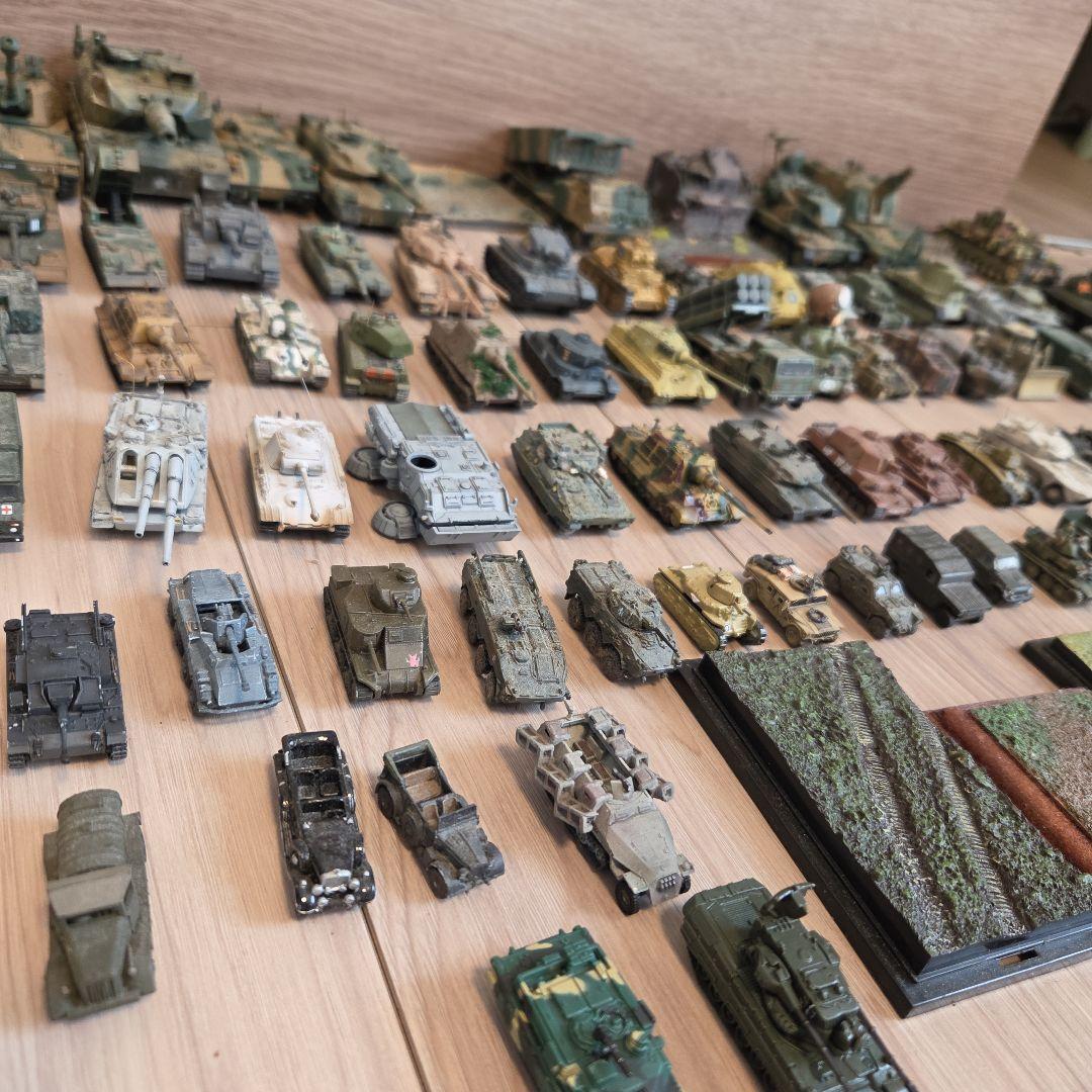 ジャンク【80点超・非売品BOX付】戦車・自衛隊車両 精密完成品まとめ WTM等