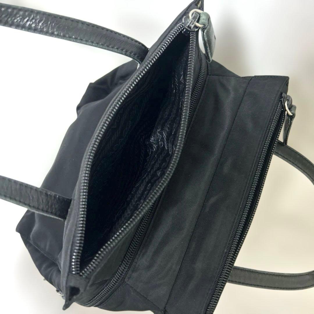 タ*マ様 PRADA ブラック ハンドバッグ　プラダ　縦長　トートバック