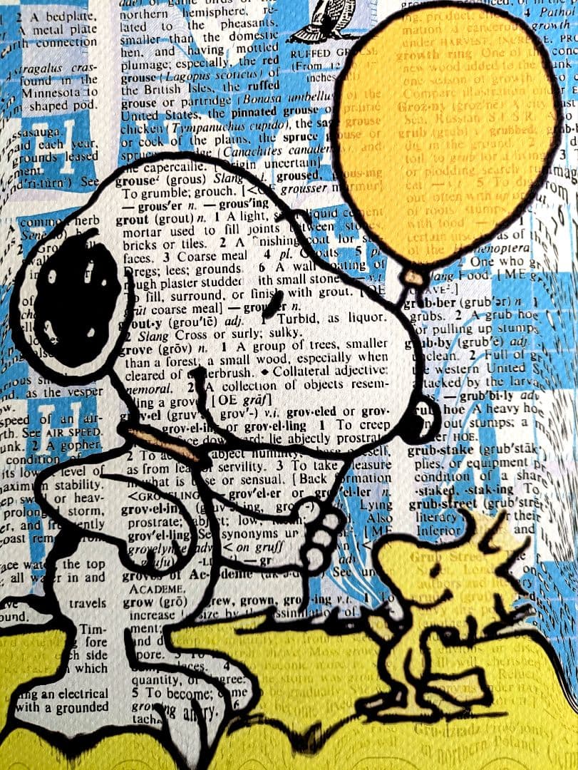 【f☆i.r.s.y.a.f】【額装セット】SNOOPY