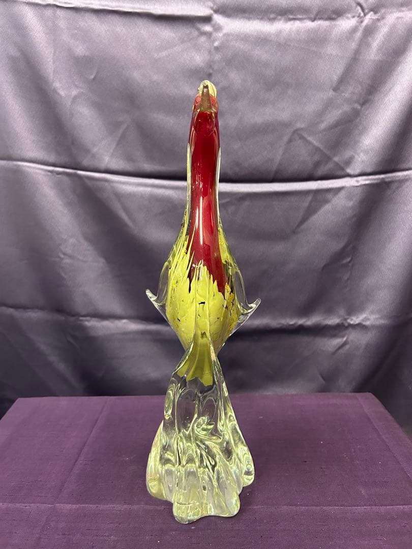 火の鳥マルティクリスタル　ガラス製置物