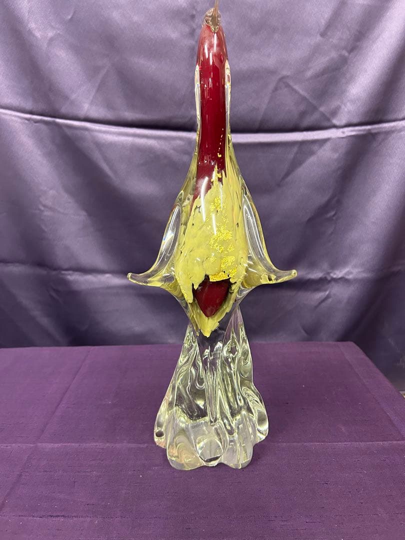 火の鳥マルティクリスタル　ガラス製置物