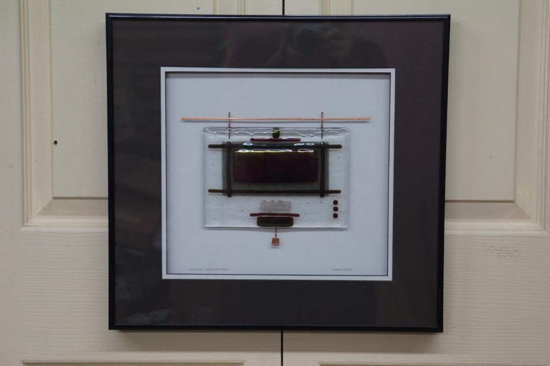 ガラスアート Jacqueline Collett 1992 シャドウボックス