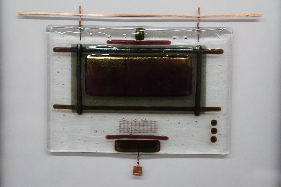 ガラスアート Jacqueline Collett 1992 シャドウボックス