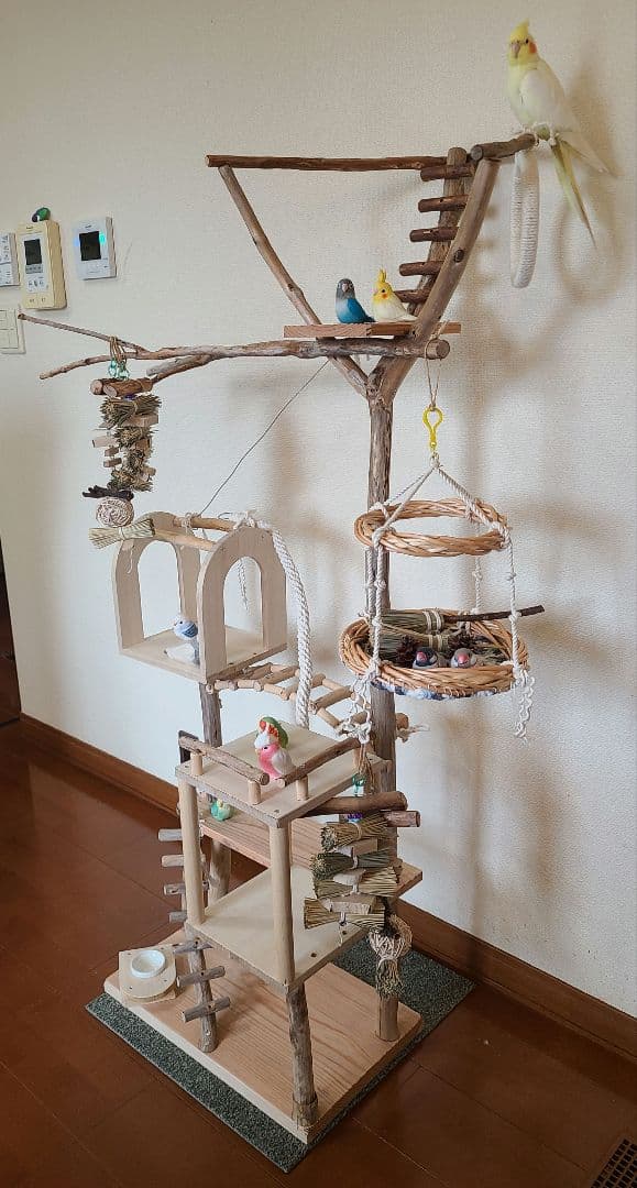 ② ukiオーダーページ　ハンドメイド　流木　アスレチック