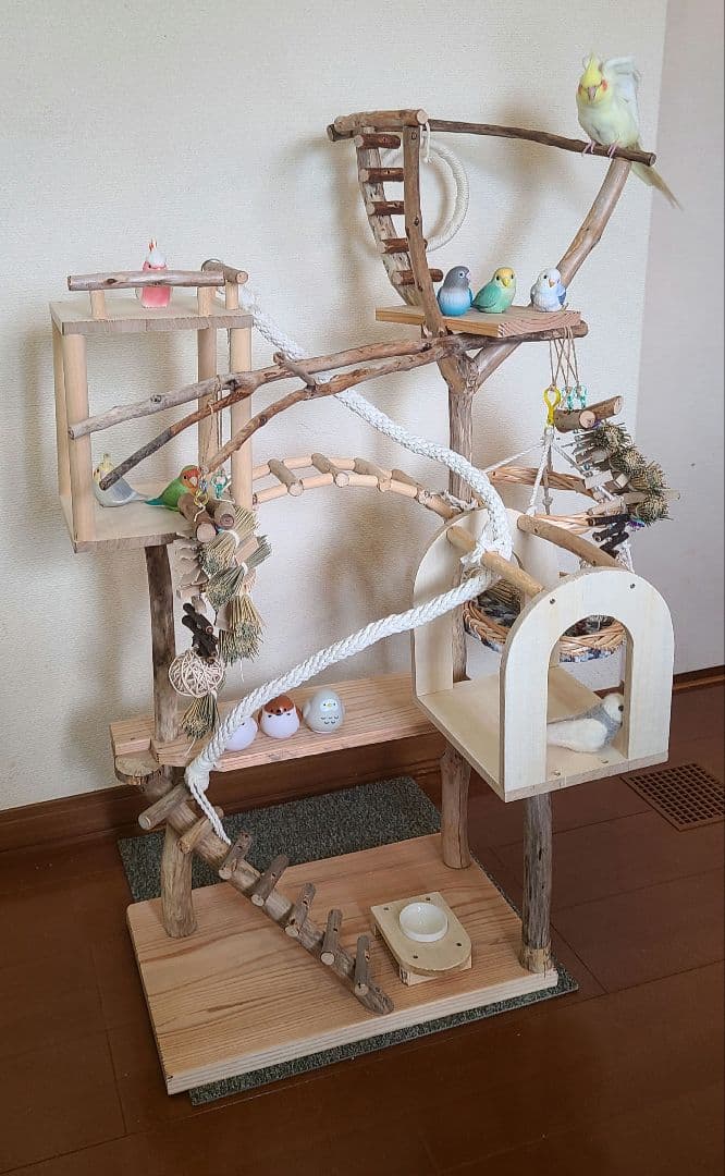 ② ukiオーダーページ　ハンドメイド　流木　アスレチック