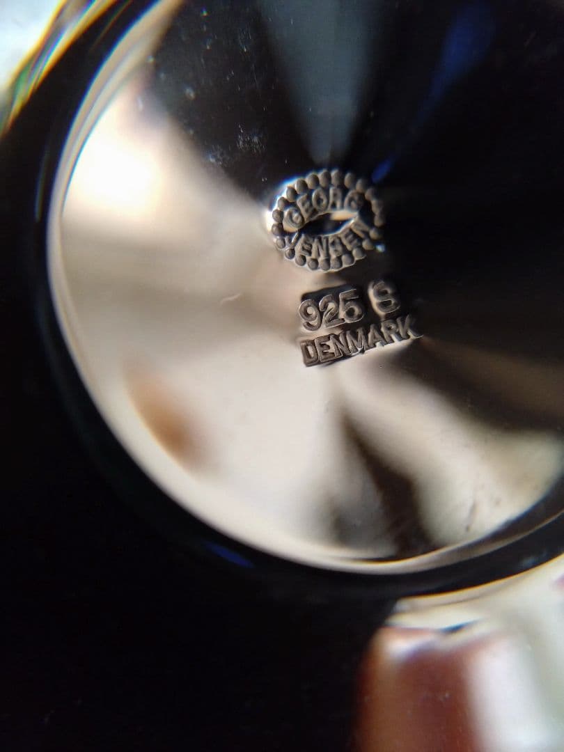   ジョージジェンセン デイジー ブローチ 925S