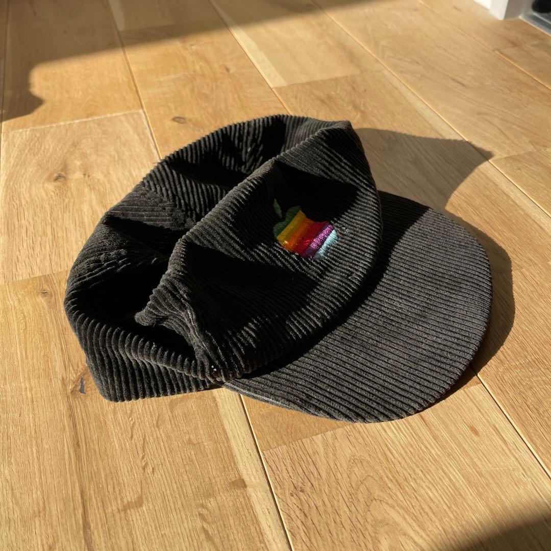 90sアップル コーデュロイキャップ USA製
