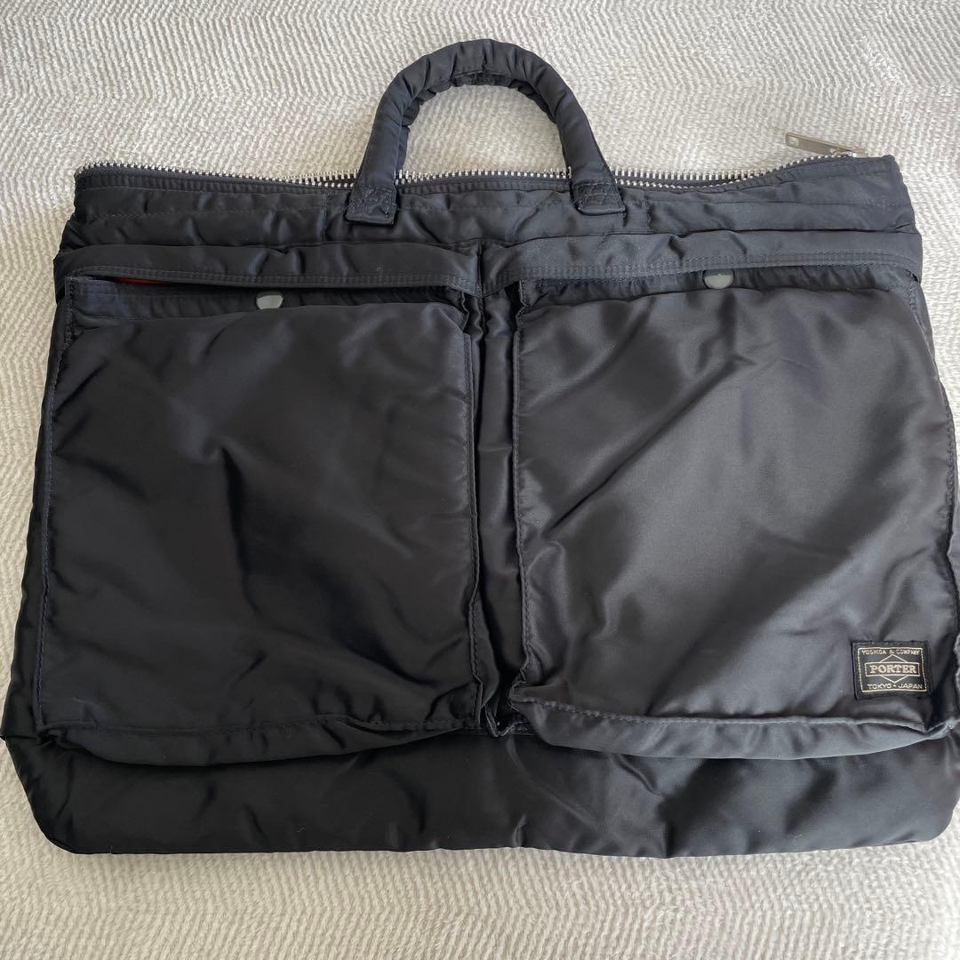 再値下げ！　中古品　PORTER タンカー　ブラックナイロンブリーフケース