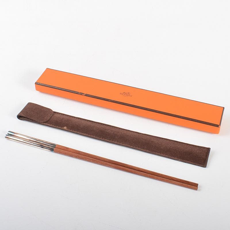 HERMES　エルメス　カトラリー　箸　箸袋・箱付　M　R7452