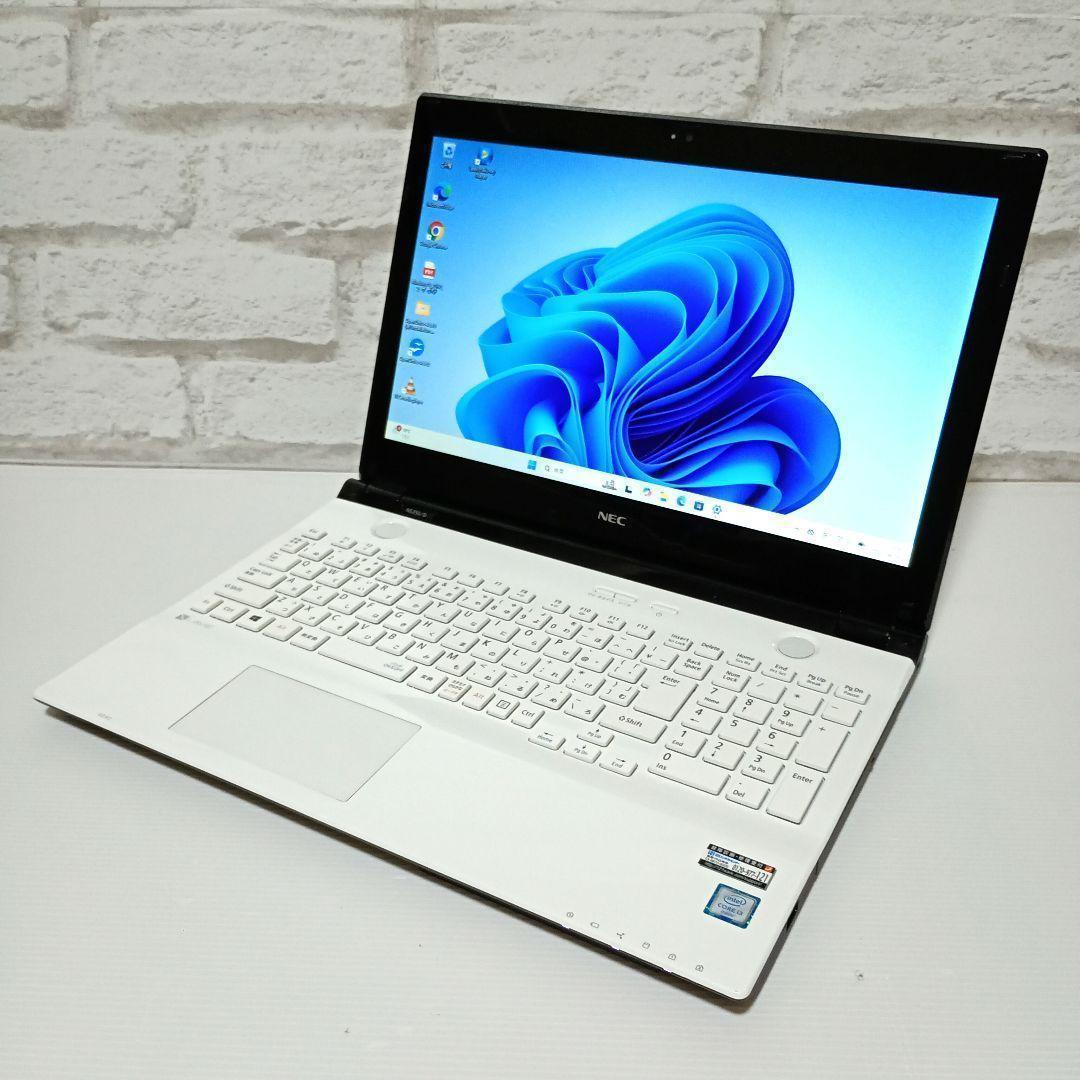 NEC SSD480Gb 大容量RAM16Gb バッテリー8時間超 人気ホワイト