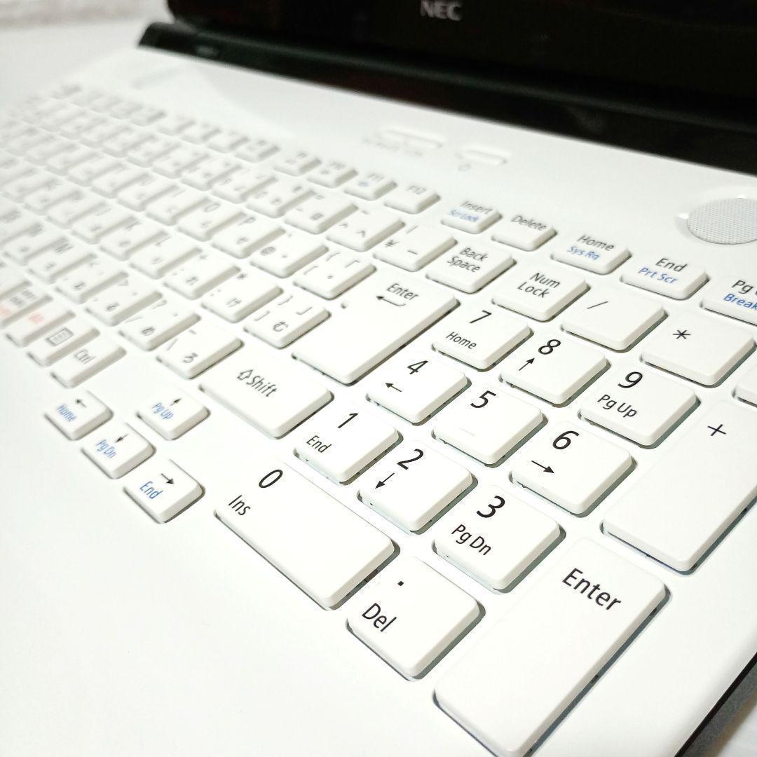 NEC SSD480Gb 大容量RAM16Gb バッテリー8時間超 人気ホワイト