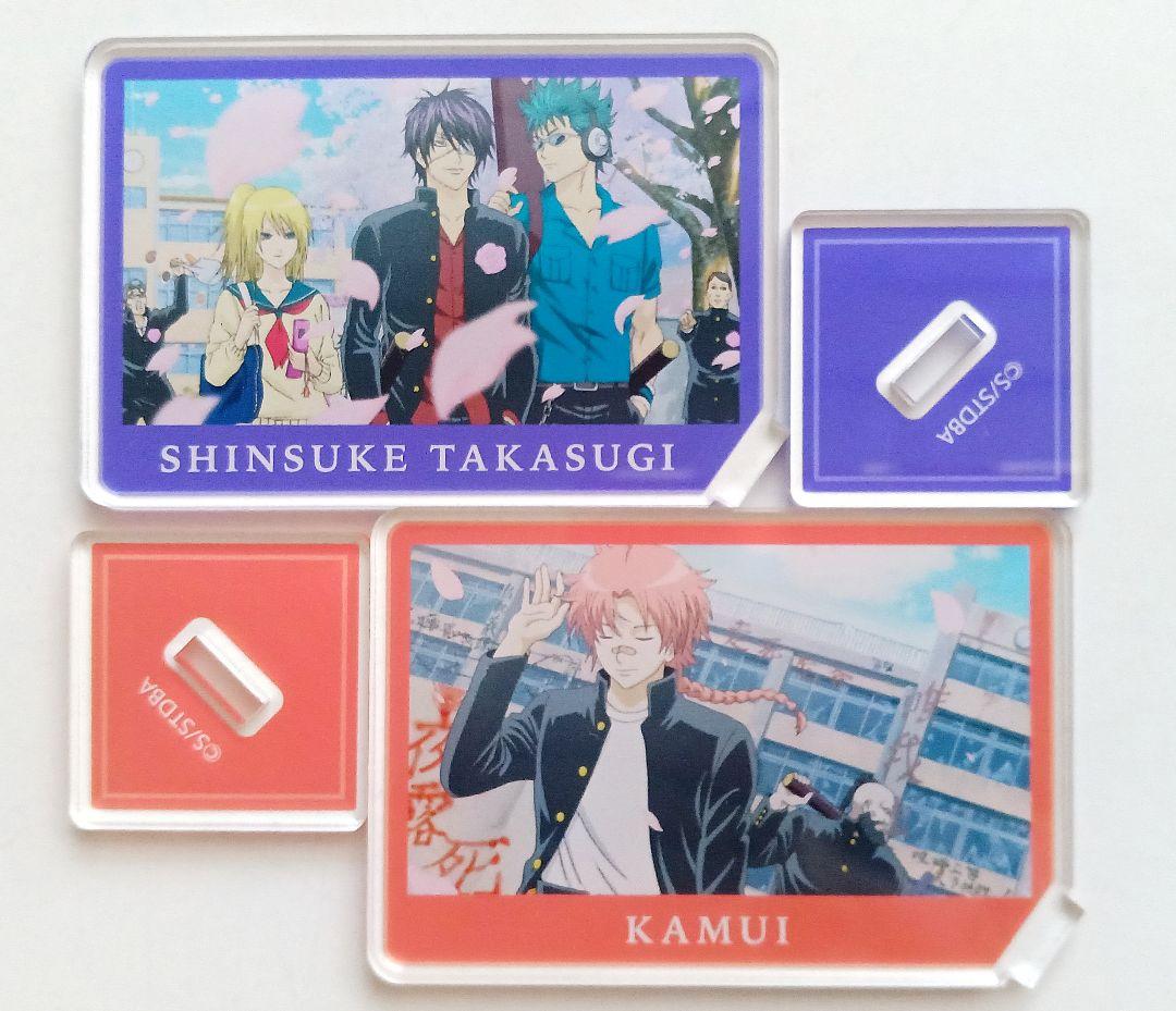 銀魂　トレーディングアクリルスタンド　高杉晋助　神威　学ラン　3年Z組