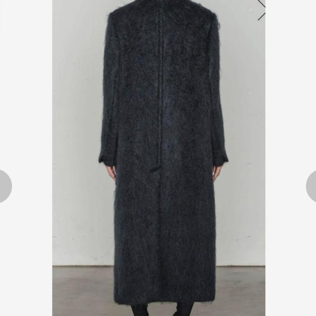 HYKE モヘアダブルコート