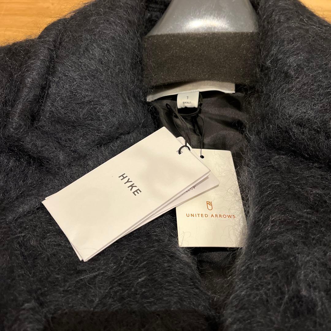 HYKE モヘアダブルコート