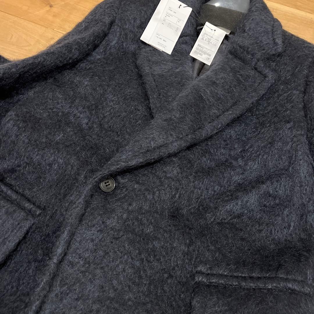 HYKE モヘアダブルコート