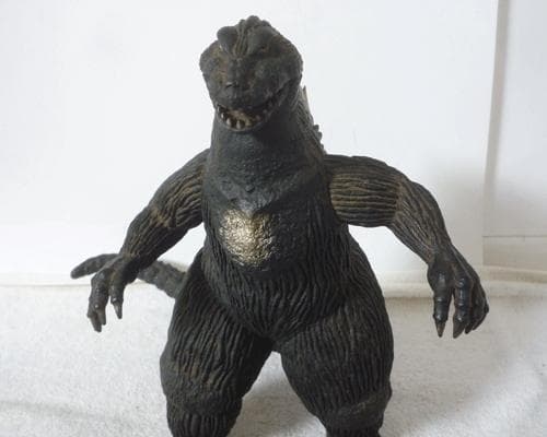 希少　キンゴジ　ゴジラ　ソフビ　フィギュア　バンダイ　当時物　レトロ