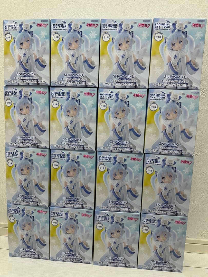 雪ミク 初音ミクぬーどるストッパーフィギュア 10th ver. 16個セット