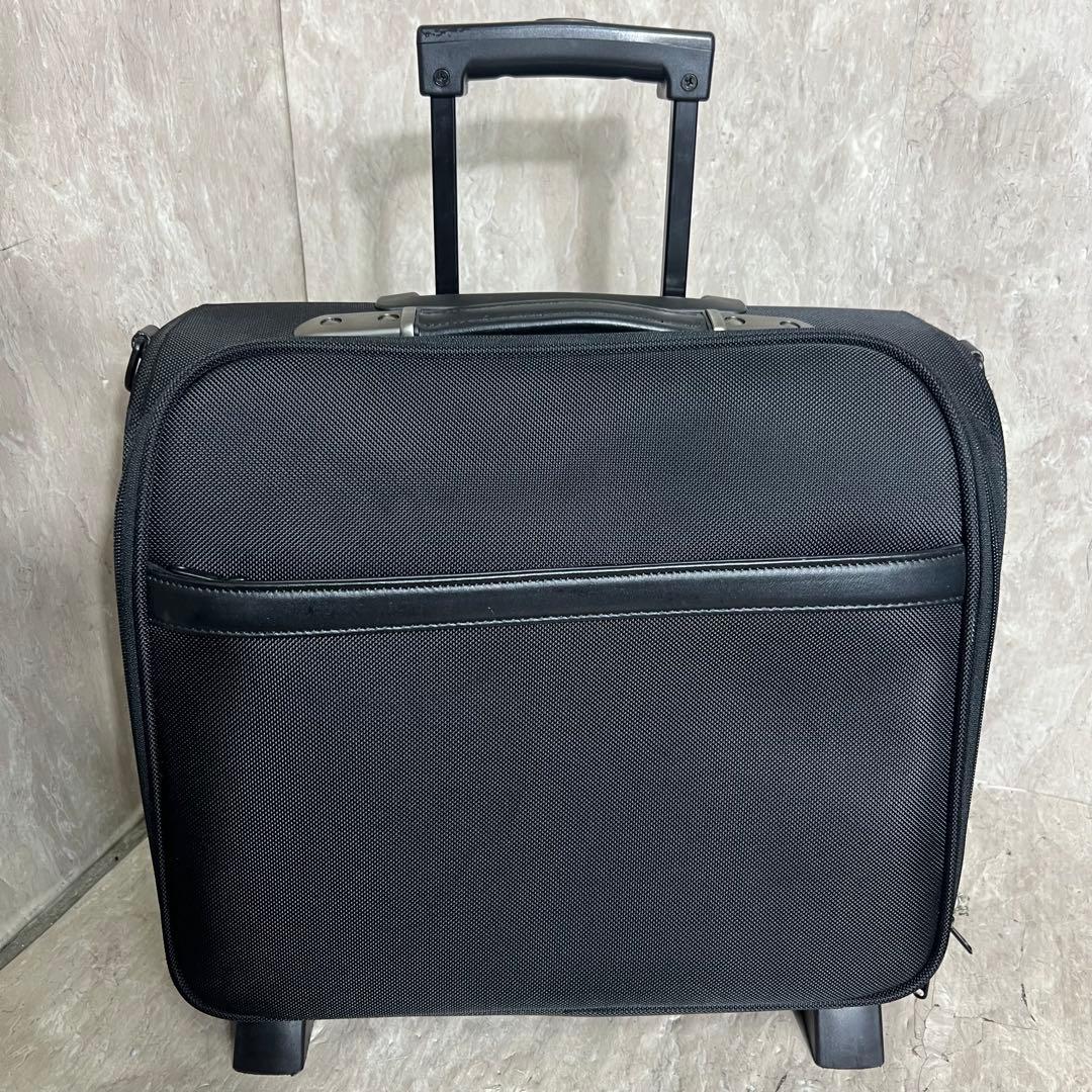未使用に近い ACE エース ショルダーベルト付 ビジネスキャリー　66129