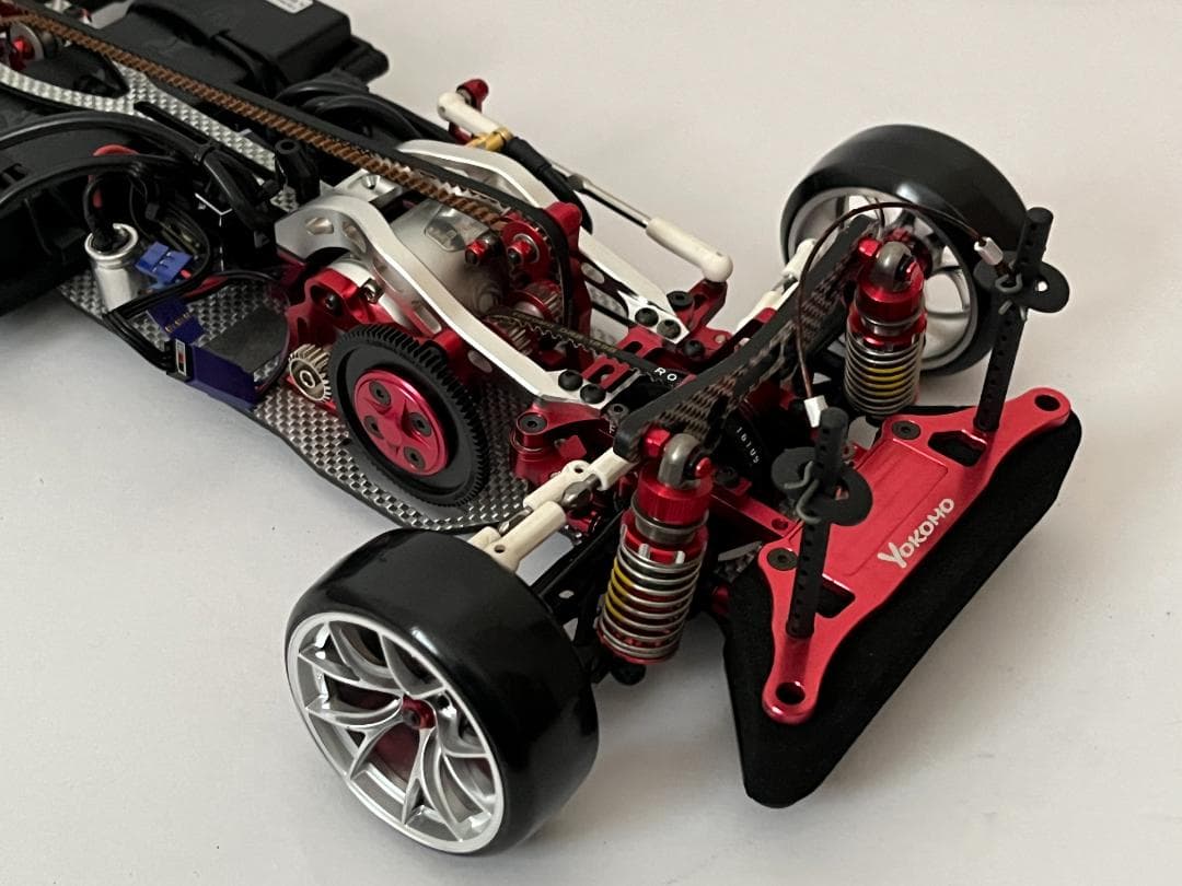 ヨコモ 1/10 ドリパケ DRB SSG レッド 一部メカ付 受信機無 完成品