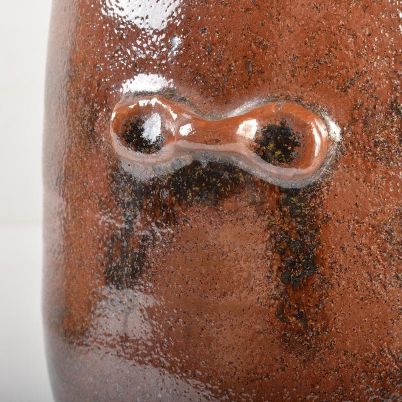 茶道具　瀬戸焼　古瀬戸　耳付　長水指　時代箱　C　6273