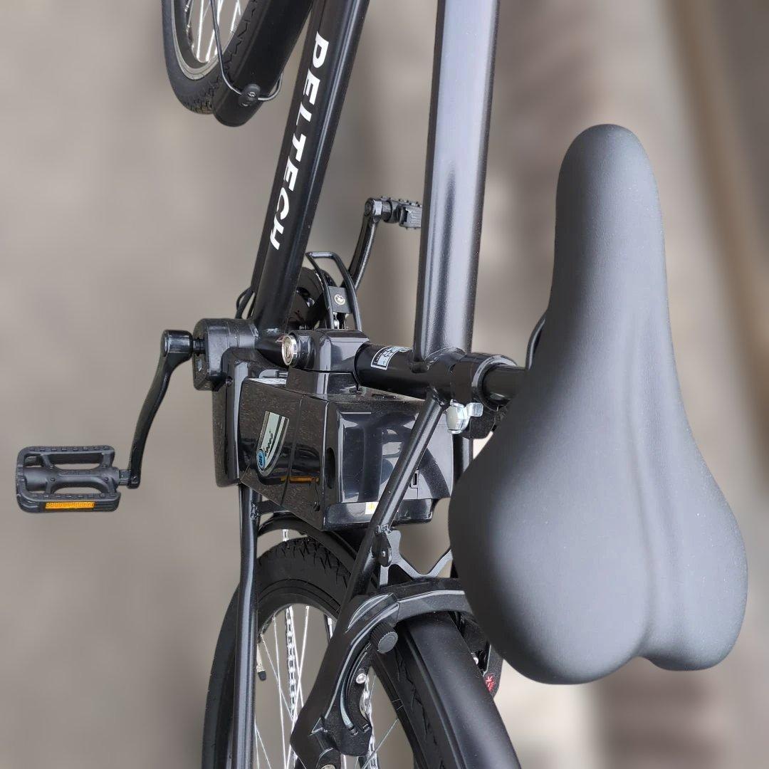 PELTECH 電動アシスト自転車　外装6段 27.5インチ ブラック