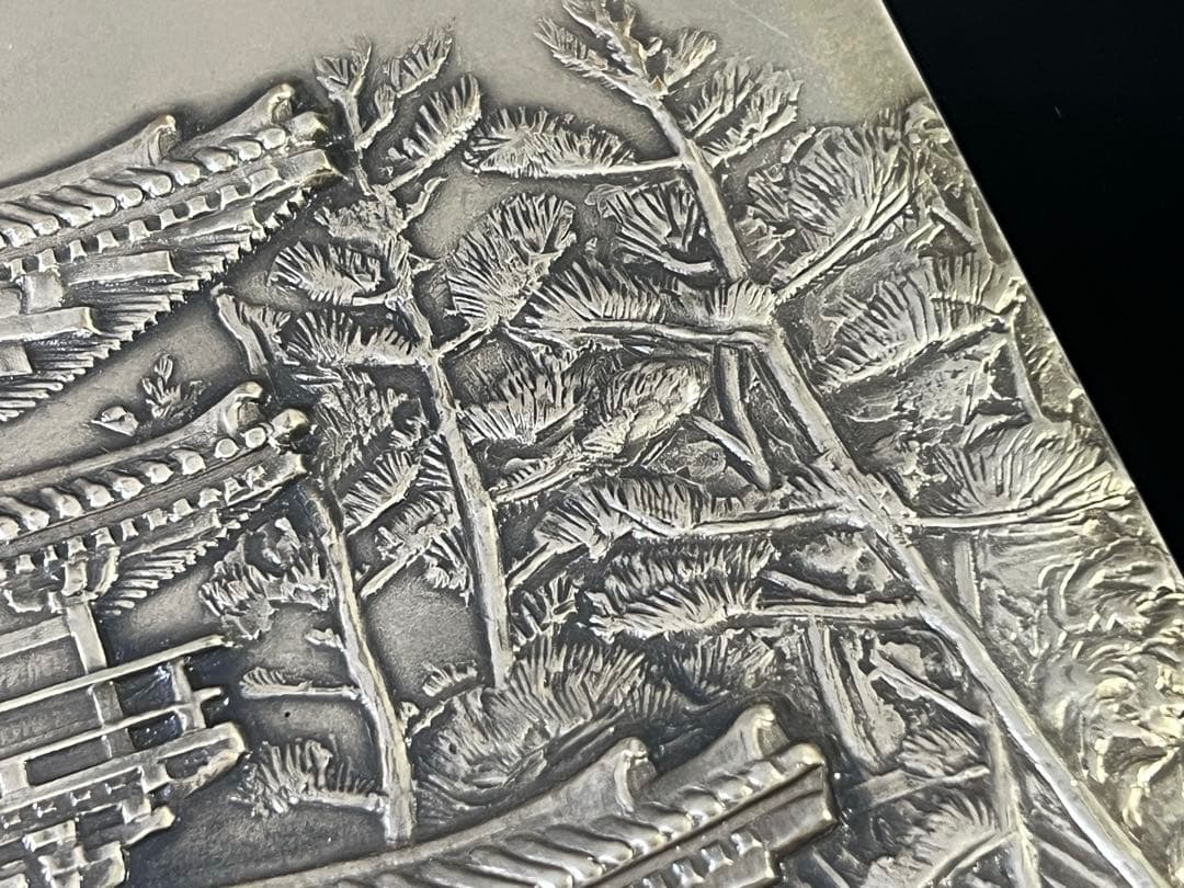 DT697 金工 仏教 六重塔 額飾