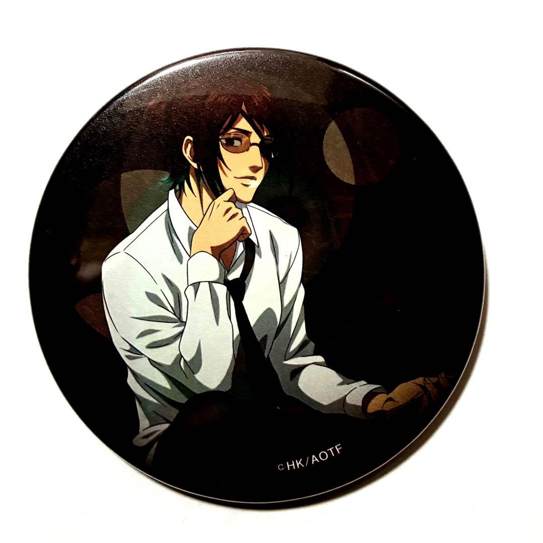 進撃の巨人　ハンジ　ビッグ缶バッジ