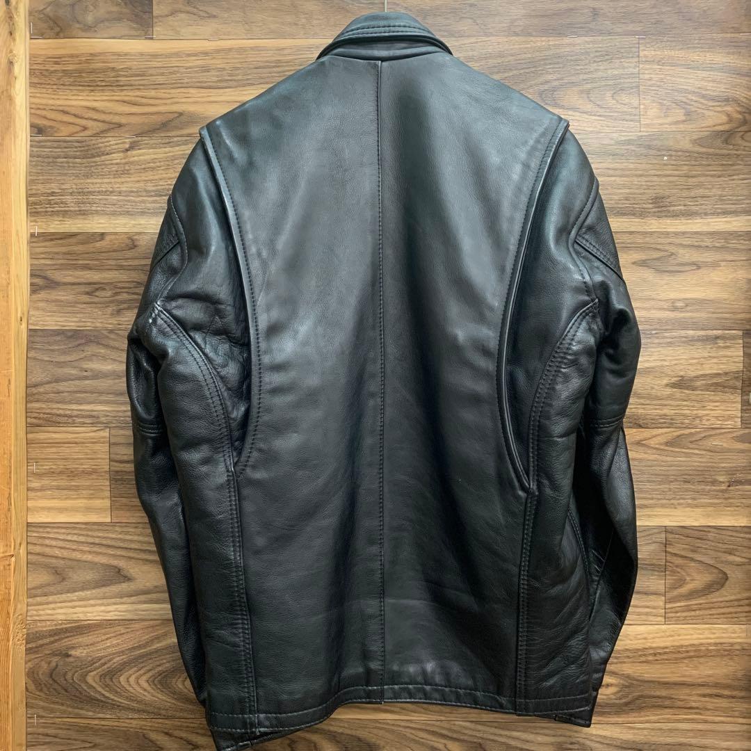 中古　バンソン　ライダースジャケット