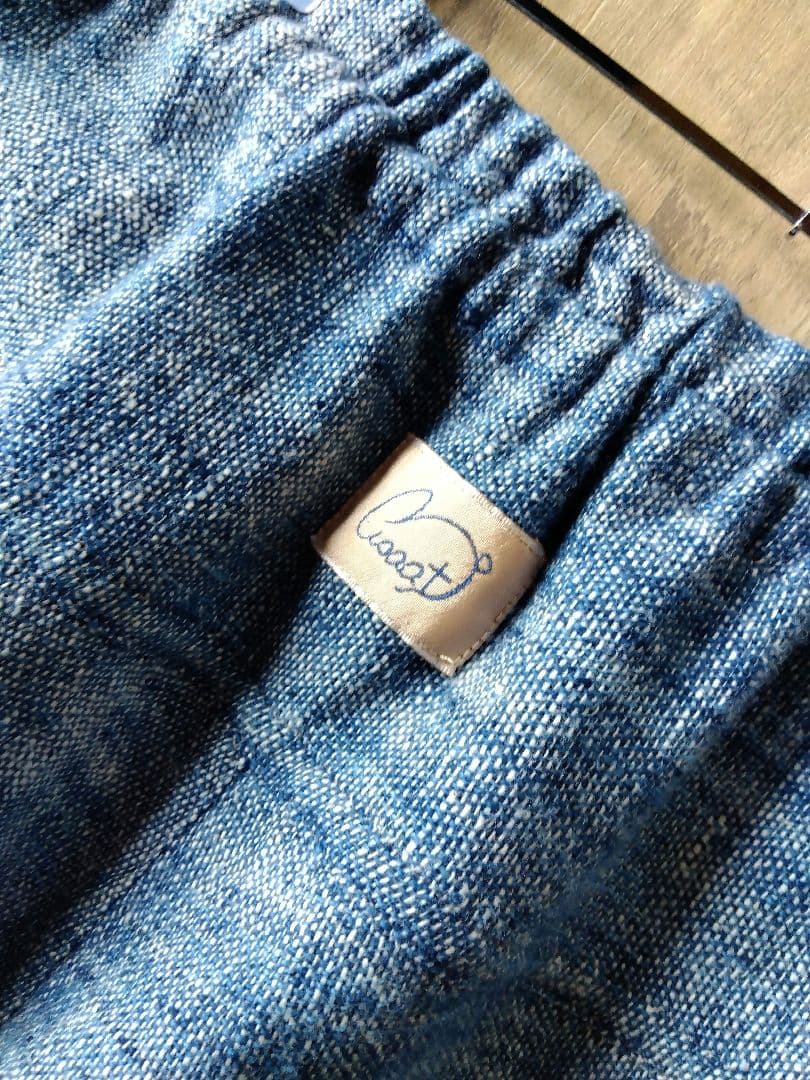 うさとの服　スカート　藍染　usaato