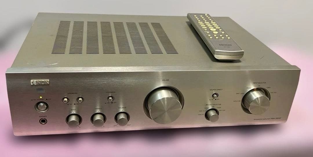 DENON オーディオプリメインアンプ PMA-390AE リモコン付き