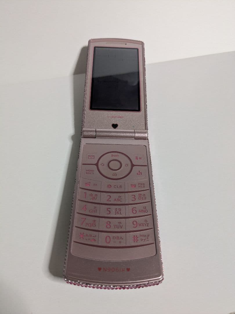 【リボン】デコ電/平成レトロ/ガラケー/ギャル/GAL/キティ/凸電