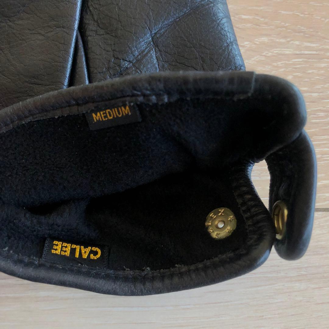 CALEE レザー手袋 グローブ　MEDIUM ブラック