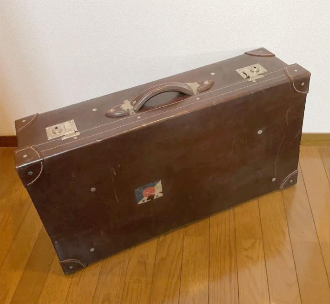 インテリア　オブジェ　鞄　アンティーク　昭和レトロ　ビンテージ品　トランクケース