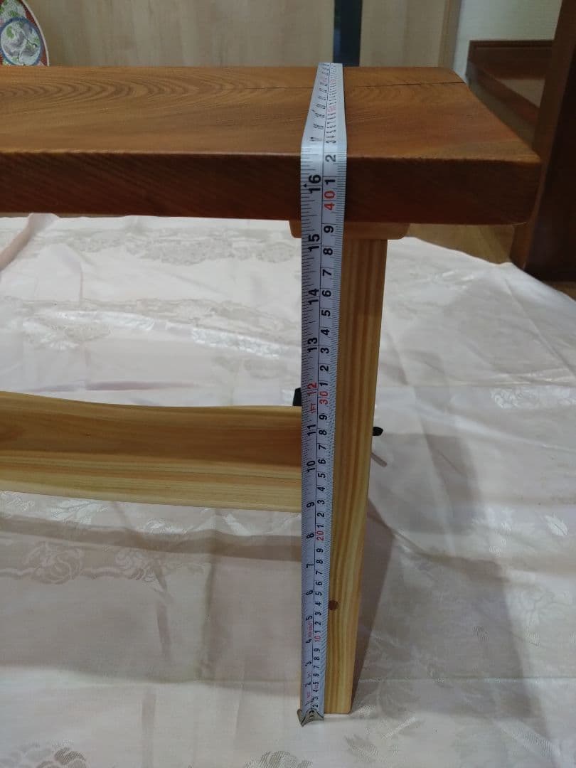 欅一枚板のベンチ75　Haru❕❕長寿のケヤキの杢目が綺麗に出ております。